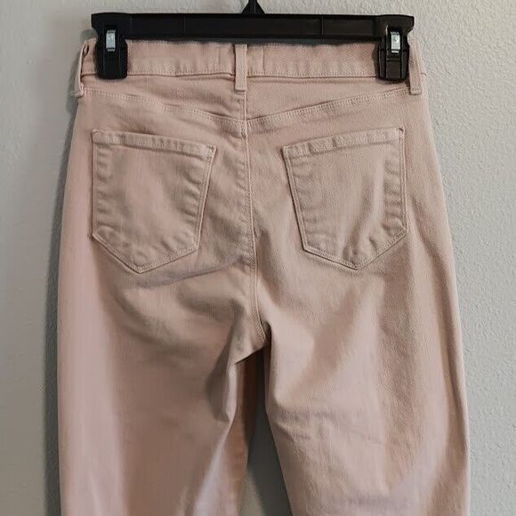 L'AGENCE High Rise 'Alexia' Color Petal, Size 25 Women's Jeans Pale Pink - Picture 7 of 9